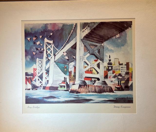 "Bay Bridge" Dong Kingman Print (1 of 2)