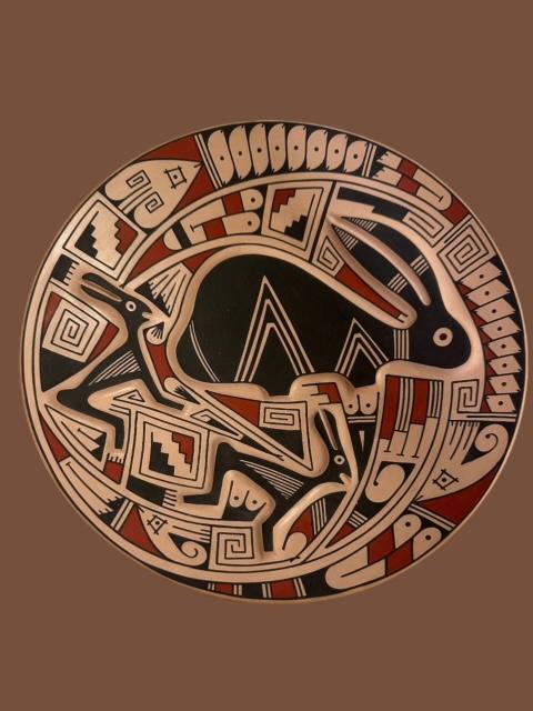 Original Signed Mata Ortiz Bowl by Jose Andres (1 of 3)