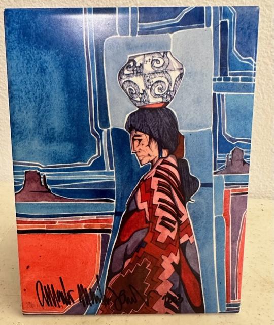 Native American Tile Signed by Amado Pena (1 of 1)