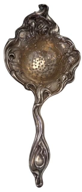Art Nouveau Sterling silver Tea Strainer Ca. 1890s (1 of 3)