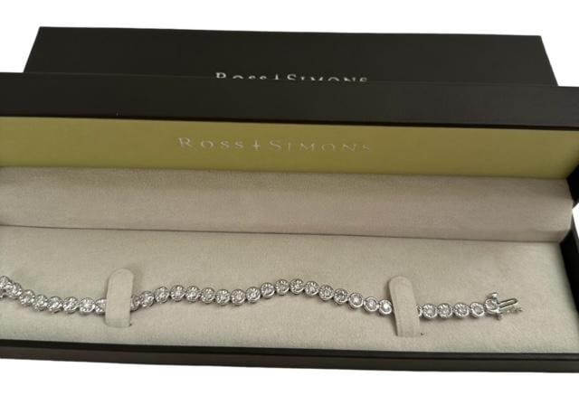 Ross and Simons Diamond Tennis Bracelet Set in Polished Sterling (1 of 4)