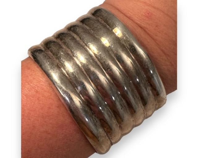 Sterling Mexican Cuff Bracelet (1 of 2)