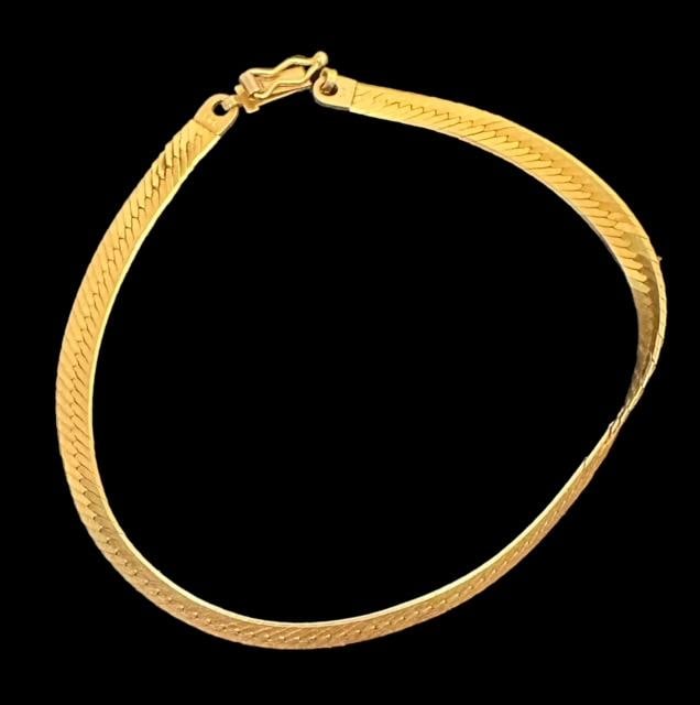 14K Gold Braided Bracelet (1 of 2)