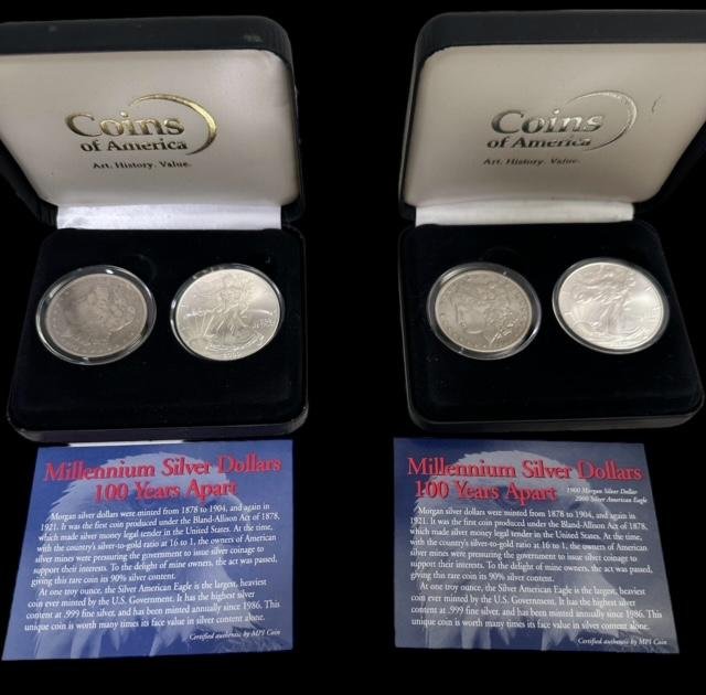 Lot of Two Millenium Two Coin Collections (1 of 3)