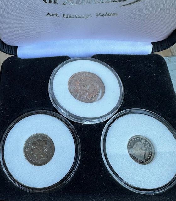 Three Assorted American Coin Collection Civil War (1 of 6)