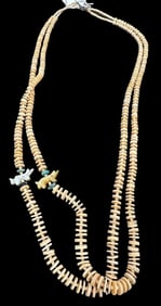 Zuni Pueblo Native American Fox Fetish Necklace