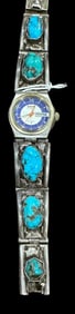 Lloyd Long Signed Turquoise Watch Band