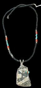 Native American Mimbres Pendant Necklace
