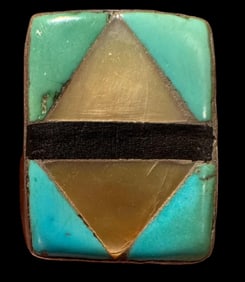 Zuni Sterling and Stone Ring