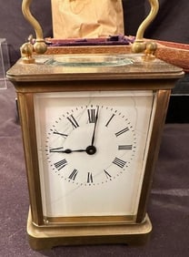1850's Brass French Carriage Clock