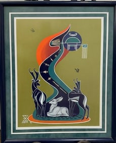 Original Navajo Artist Adee Dodge (1911-1992) Watercolor