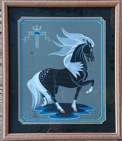 Original Navajo Artist Adee Dodge (1911-1992) Watercolor