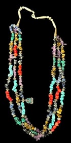 Native American Navajo Multi Stone Necklace