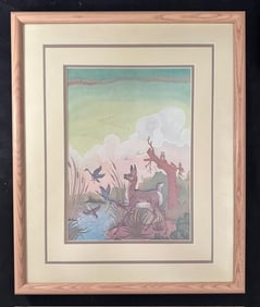 Native American Artist Crumbo Print