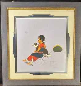 Original Beatien Yazz Painting Mixed Media