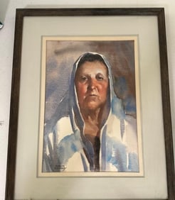 Original Water Color Painting By Ramon Froman (1908-1980)