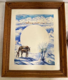 Original Signed L.B. Porter Watercolor Painting