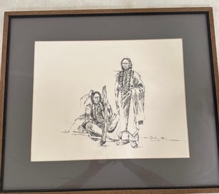 Original Pen Drawing by R.S del Campo