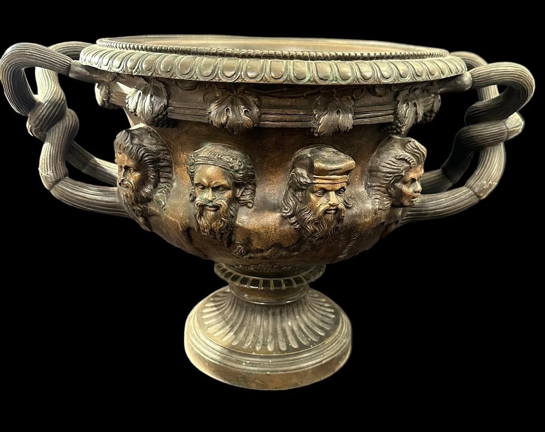Barbedienne Bronze French Warwick Large Urn Circa 1860s