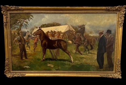 Charles F Noble Original Oil Painting 1927