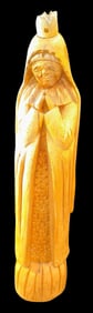 Hand Carved Virgin Mary by Leo Salazar (1931-1991)