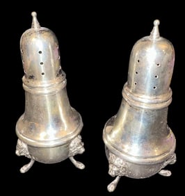Vintage Sterling Poole Salt and Pepper Shakers