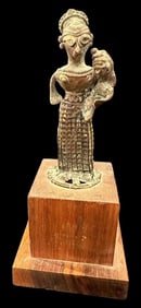 Ethiopian Coptic Church Madona (Madonna) and Child Statue Old Rare Piece