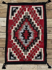Native American Navajo Ganado Woven Wall Hanging/Rug