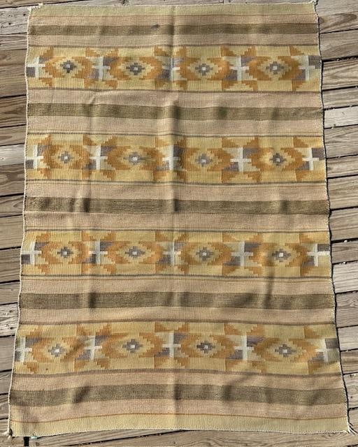 Navajo Native American Hand-Woven Rug - Crystal Design (1 of 4)