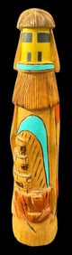 Hopi Signed Patrick Tsosie Hand Carved Yellow Corn Kachina