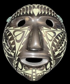 Jesus Lozano Signed Mata Ortiz Mask