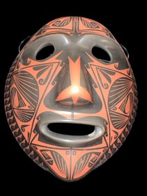 Signed Mata Ortiz Mask Jesus Lozano