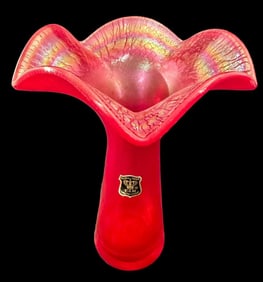 E & R (Ebeling and Reuss) Gold Crown West German Vase