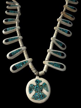 Santa Domingo Kewa Thunderbird Necklace