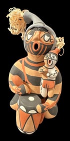 Rose Fragua Signed Jemez Pueblo Storyteller