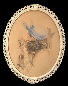 Dorothy Jordan Prices Original Watercolor Art Deco