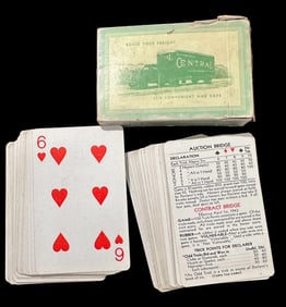 Vintage Remembrances Playing Cards Route Your Freight, Brown and Biglow