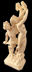 Vintage Apollo and Daphne Statue G. Ruggeri