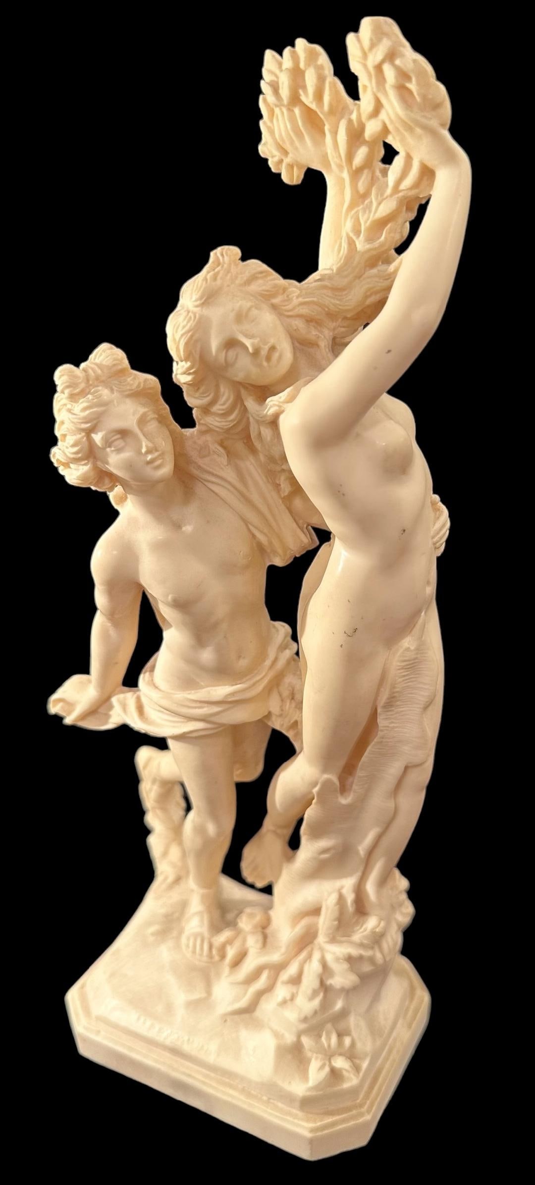 Vintage Apollo and Daphne Statue G. Ruggeri (1 of 4)