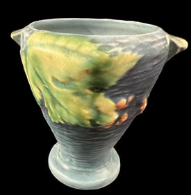 Mid-Century Roseville Vase Bushberry Pattern