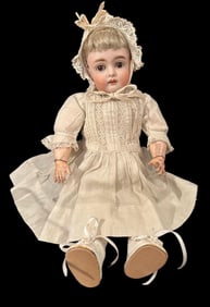 Antique Bisque Sleepy Eye Doll German #167 A 4
