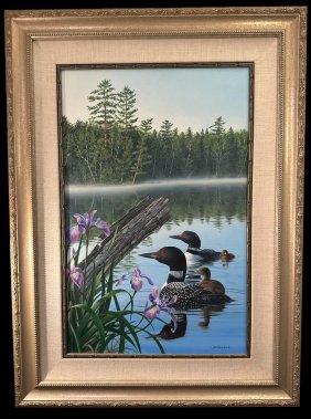 Original Acrylic Wildlife Painting by Jim Kaspar