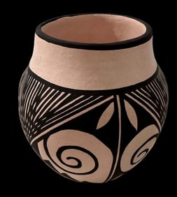 D. Davis Signed Acoma Vase
