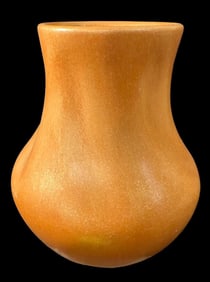 Myrtle Cata Signed San Juan Pueblo Micaceous Clay Vase
