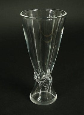 Signed Steuben Art Glass Vase
