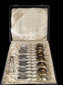 German Victorian Demitasse Spoon Set