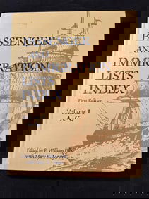 First Edition 1981 Passenger and Immigration Lists Volume 1