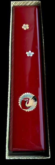 Wood And Mother of Pearl Chopsticks