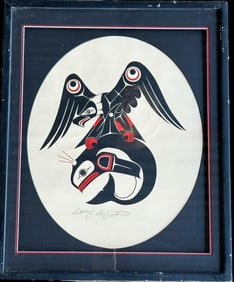 Doug LaFortune (1953) Signed Original Haida Tribal Art Print Northwest Coast