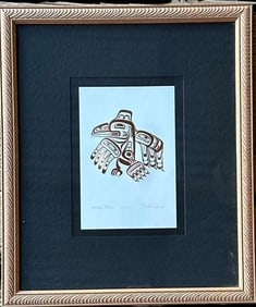 Haida Ghuut Eagle Copper NW Coast Tribal Art by Bill Reid (1920-1998)